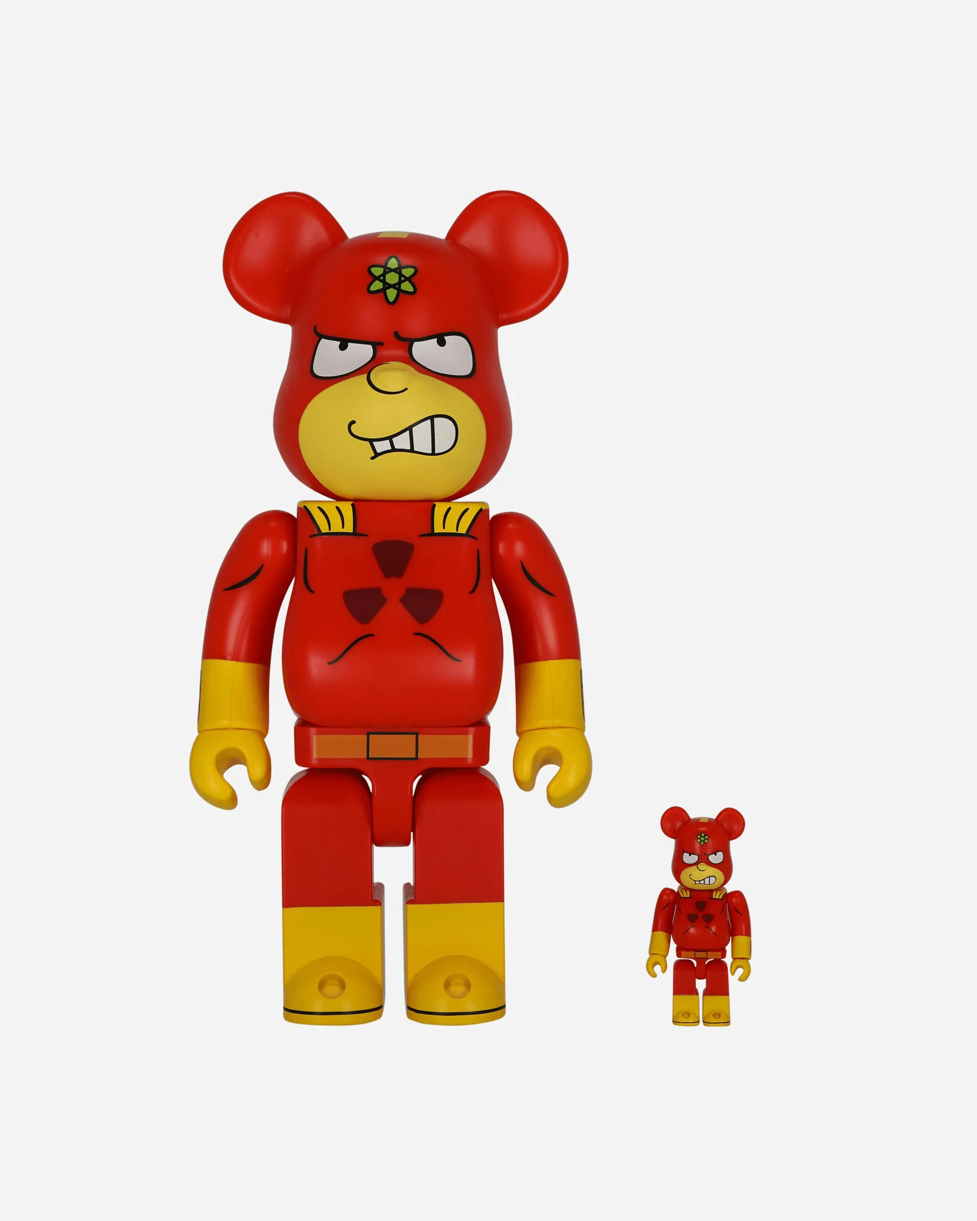 100% + 400% The Simpsons Radioactive Man Be@rbrick Multicolor