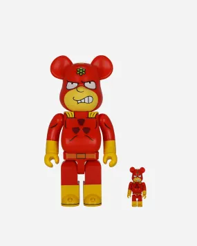 100% + 400% The Simpsons Radioactive Man Be@rbrick Multicolor