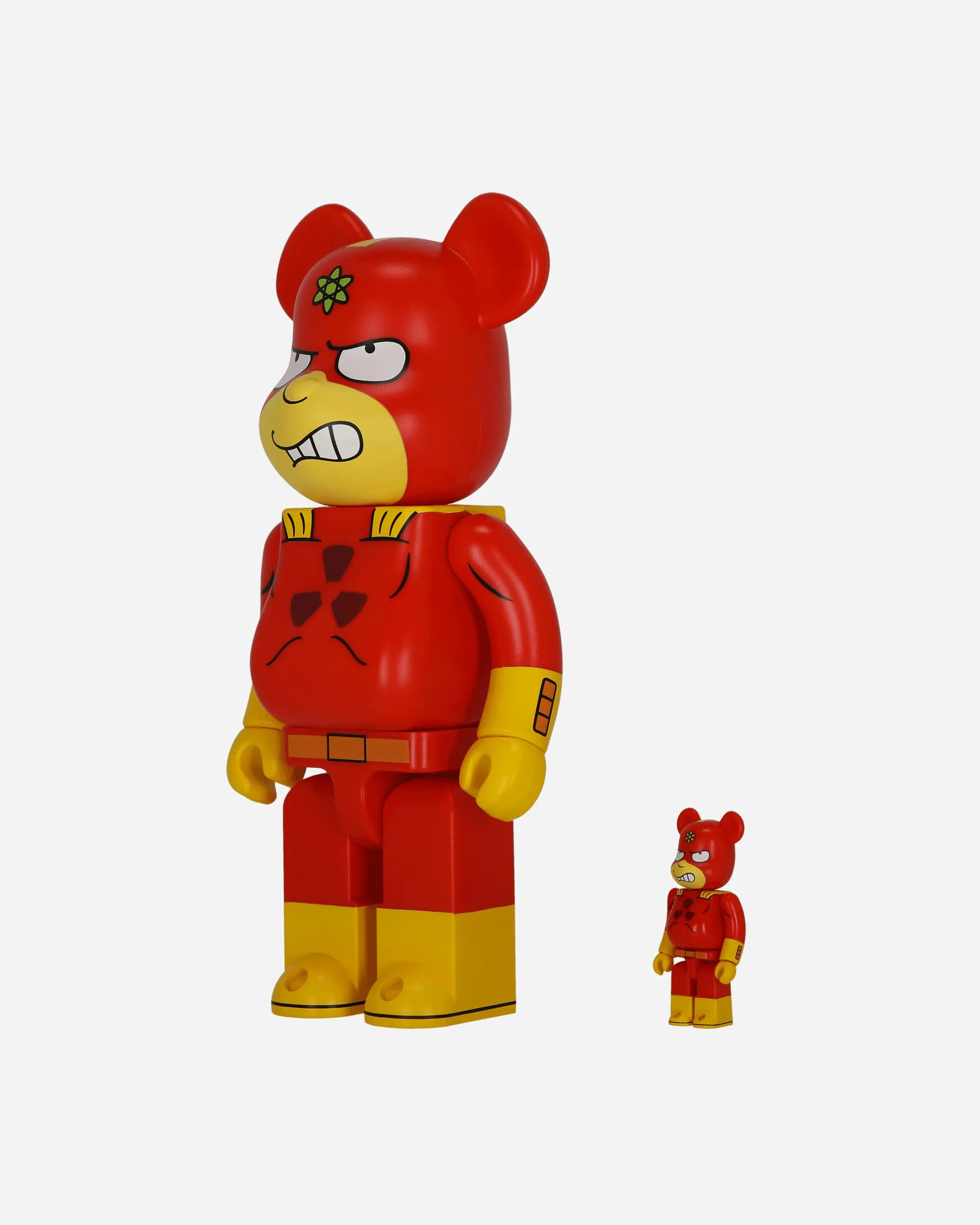 100% + 400% The Simpsons Radioactive Man Be@rbrick Multicolor