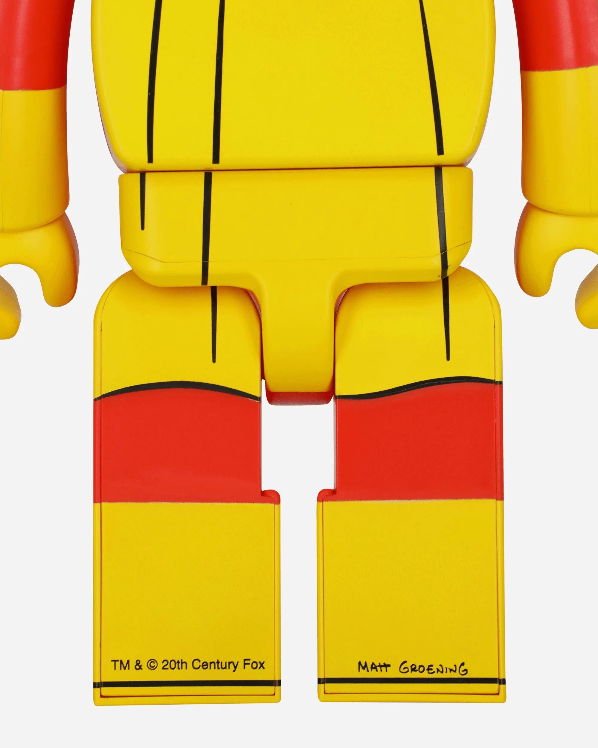 100% + 400% The Simpsons Radioactive Man Be@rbrick Multicolor