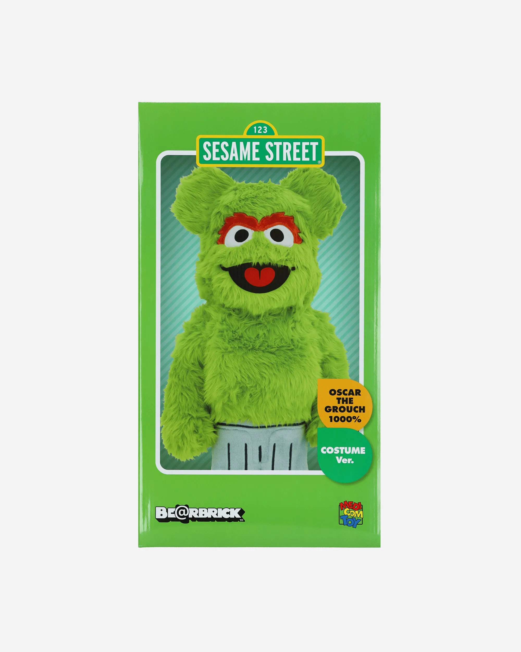 1000% Oscar The Grouch Costume Be@rbrick Multicolor