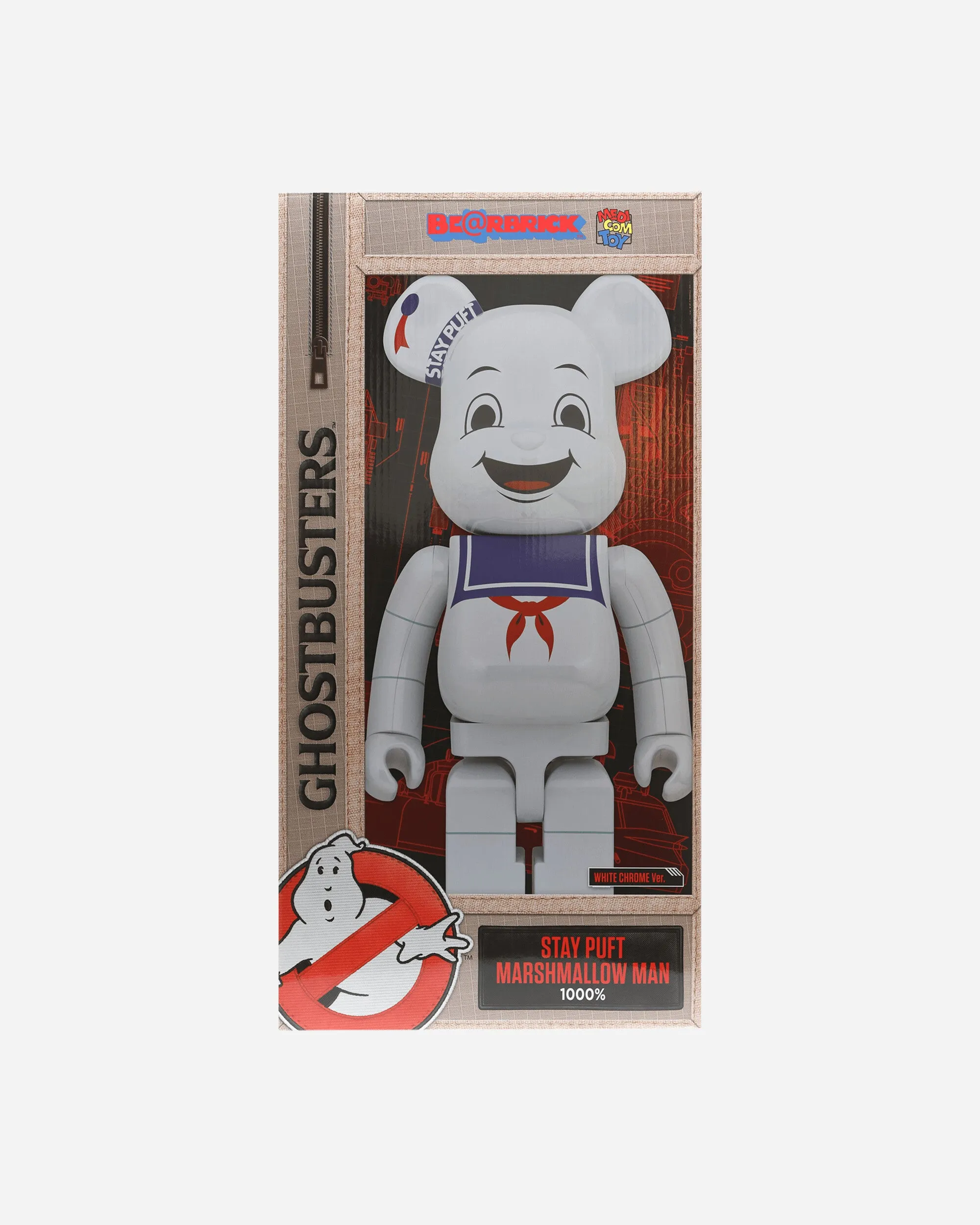 1000% Stay Puft Marshmallow Man Be@rbrick Multicolor