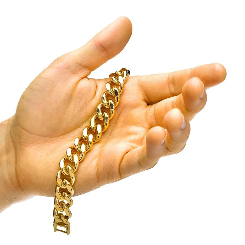 15mm Cuban Link Bracelet