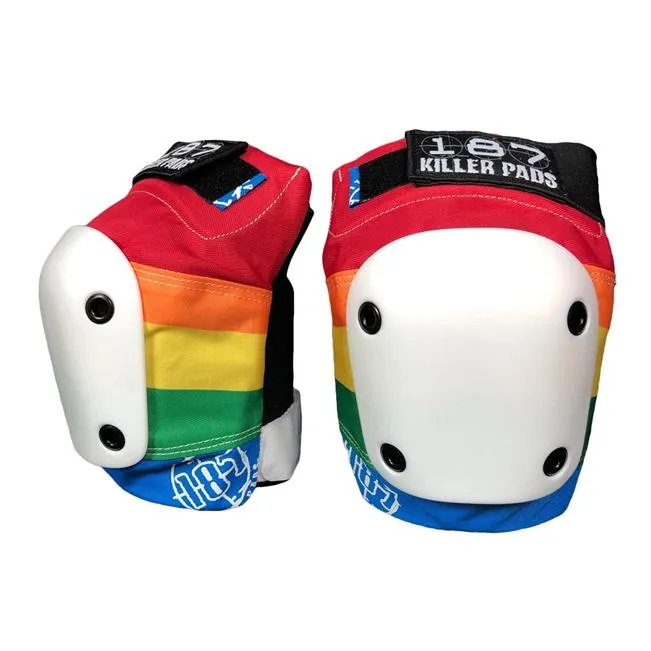 187 Rainbow Slim Knee Pads