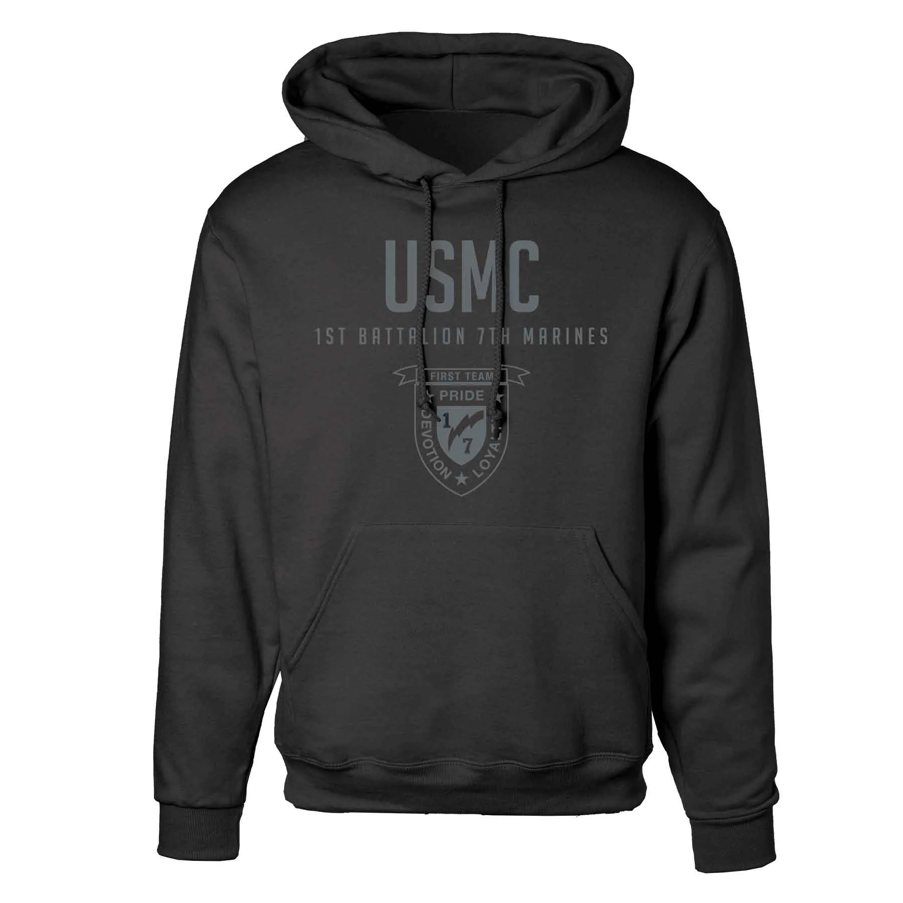 1st Battalion 7th Marines Tonal Hoodie