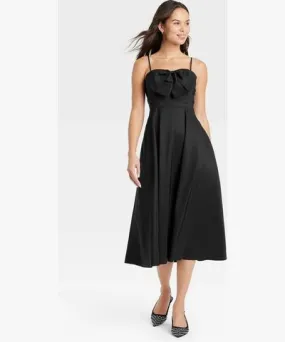 A New Day Women's Bow Midi Dress