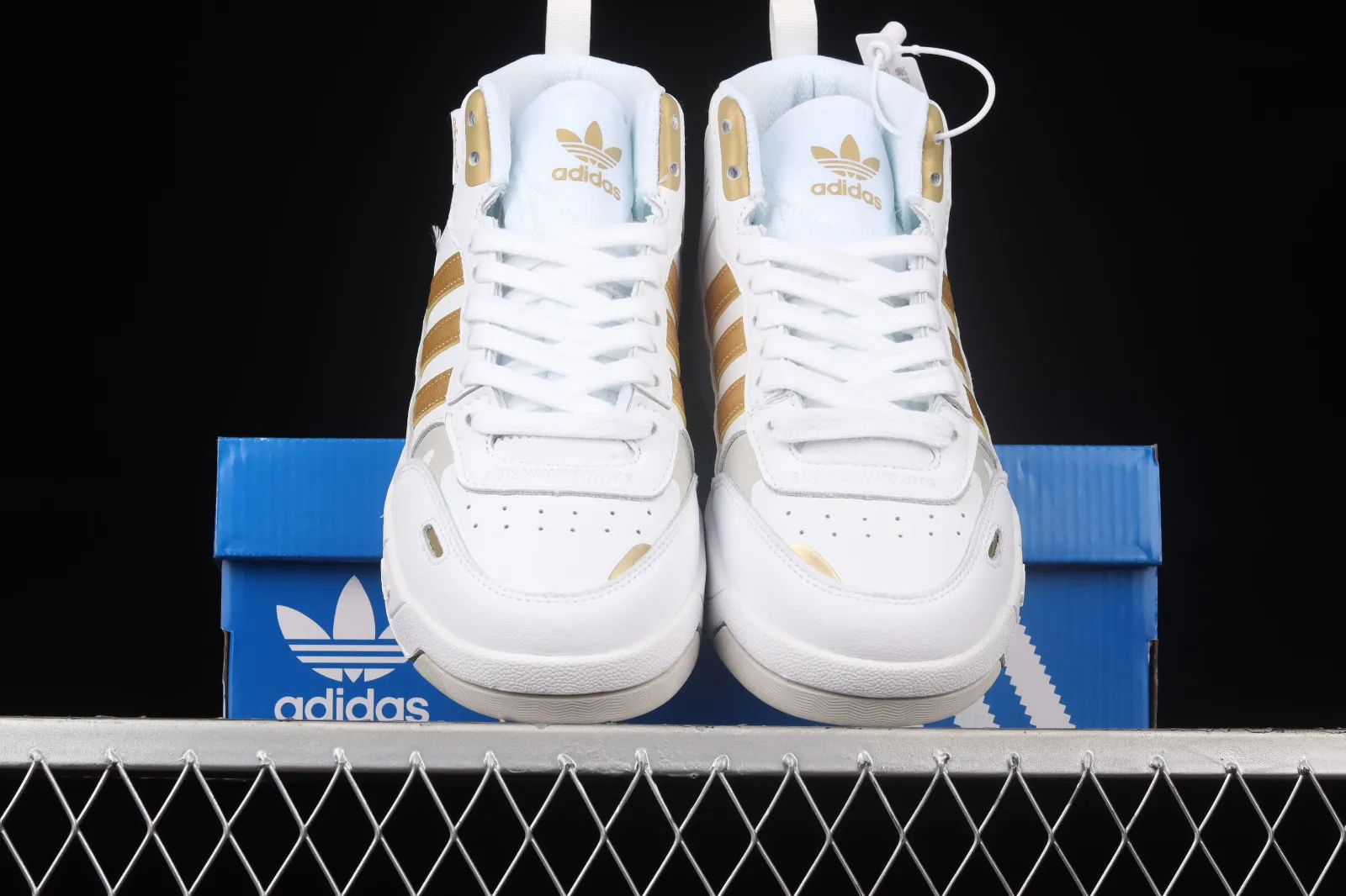 Adidas Originals Post UP Cloud White Metallic Gold Shoes H00220