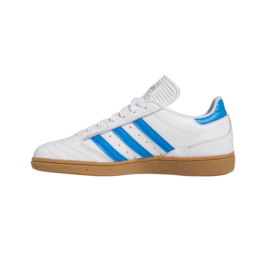 adidas SKATEBOARDING BUSENITZ SHOES // CLOUD WHITE/BLUE BIRD/GOLD METALLIC