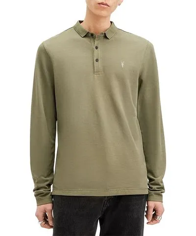 Allsaints Reform Cotton Slim Fit Polo Shirt