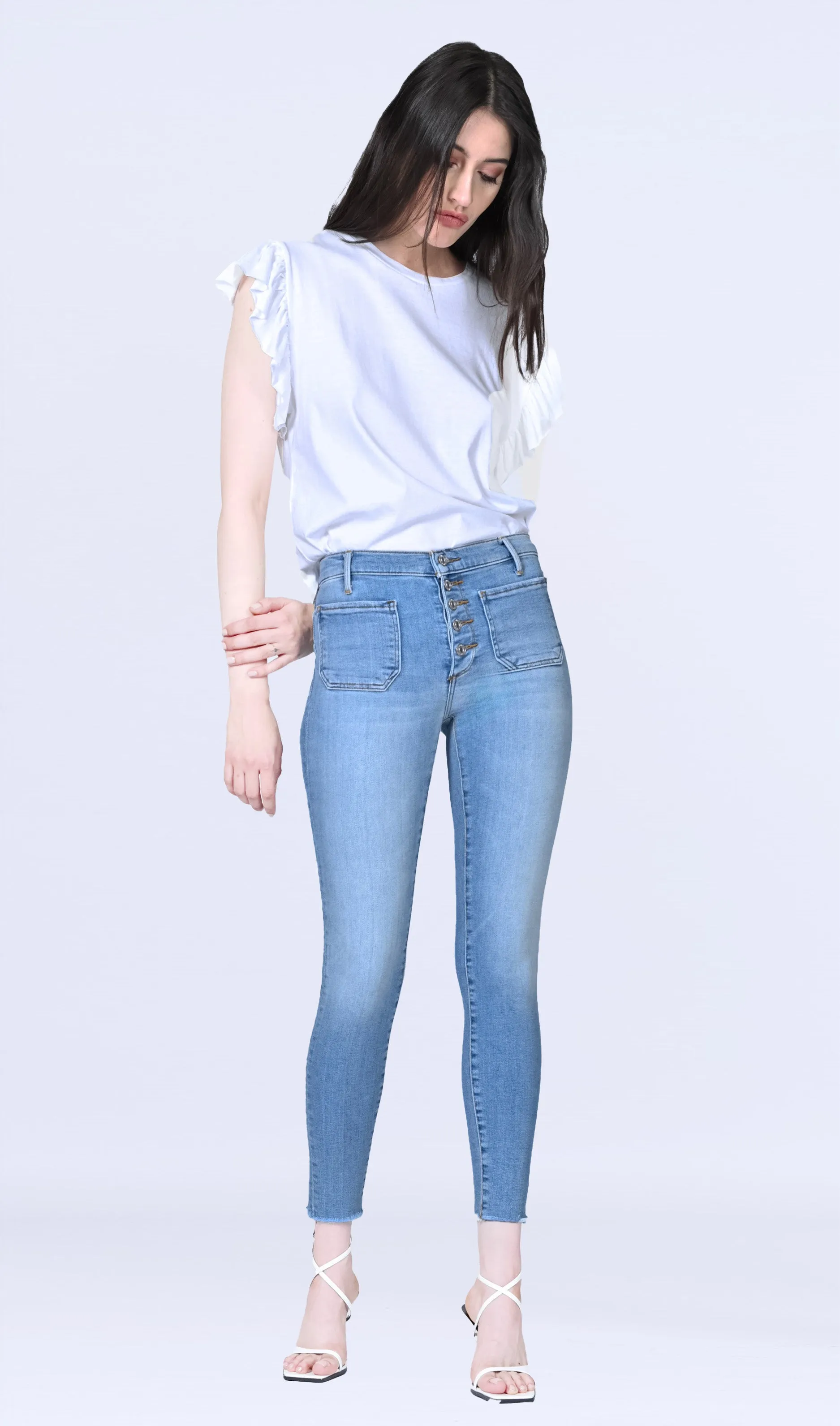 Ava Patch Pocket Skinny - It's All Good