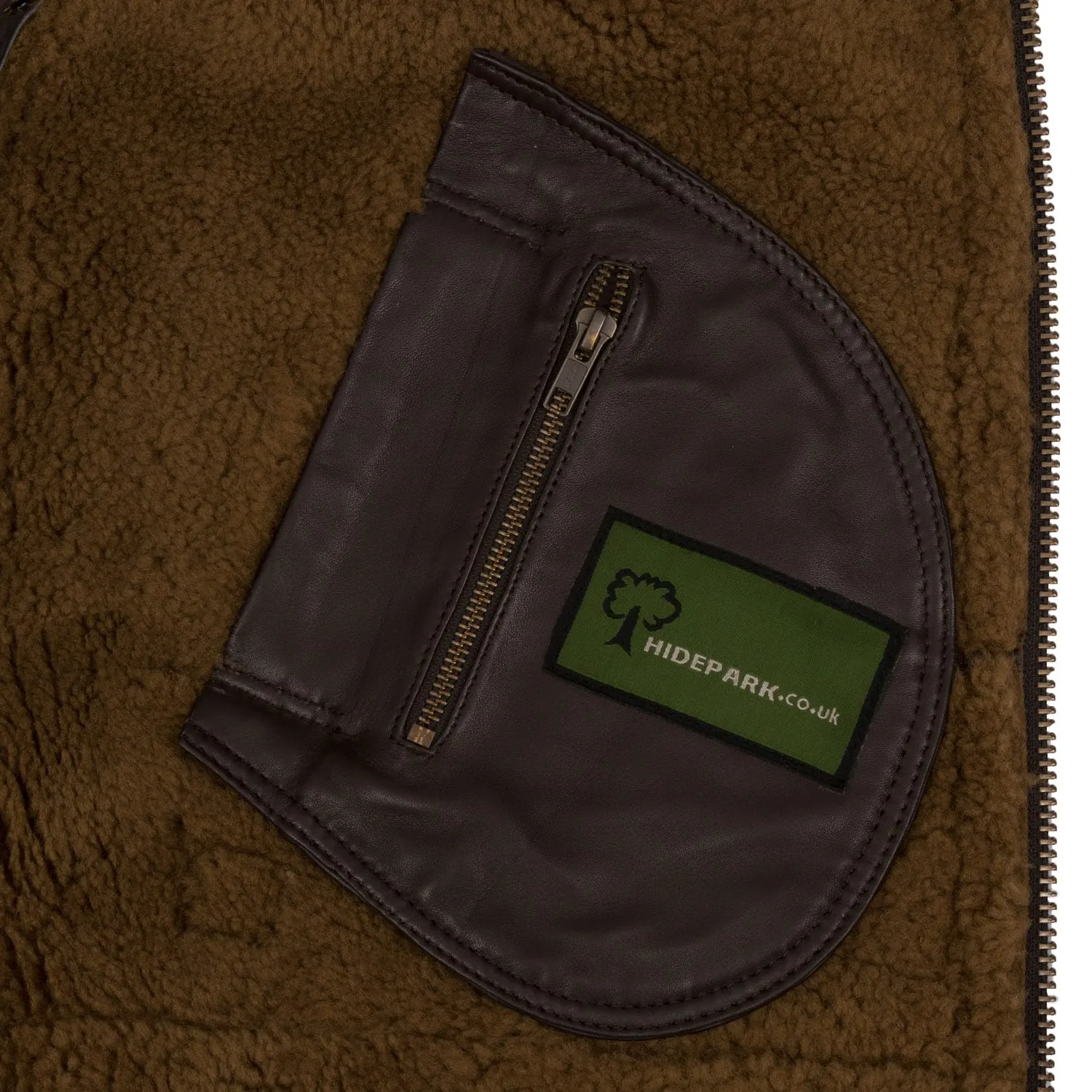 B5: Men's Rust Sheepskin Flying Jacket