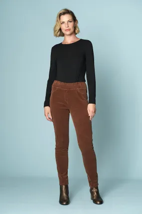 Bengajean Cord Skinny Leg - Cinnamon