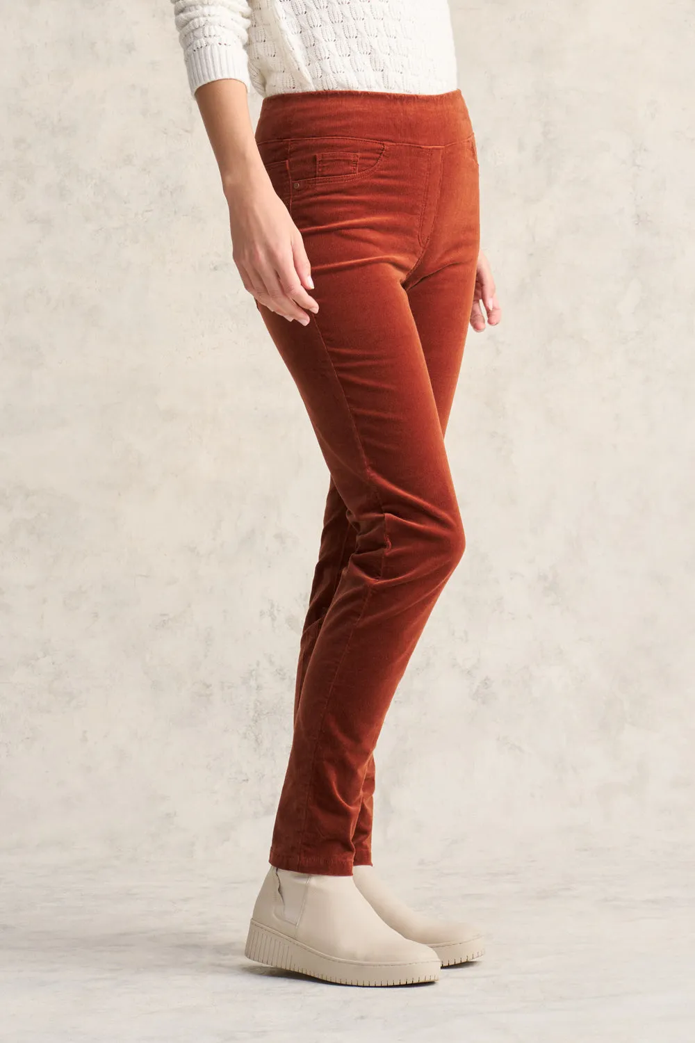 Bengajean Cord Skinny Leg - Rust