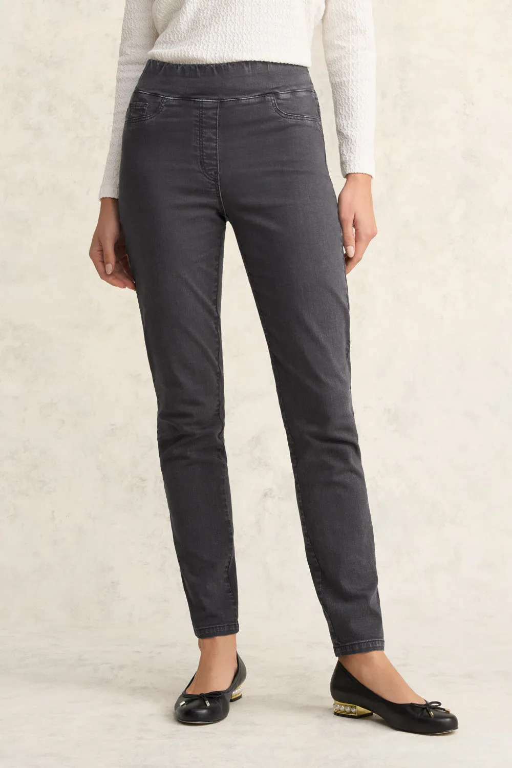 Bengajean Full Length Skinny Leg - Grey Wash