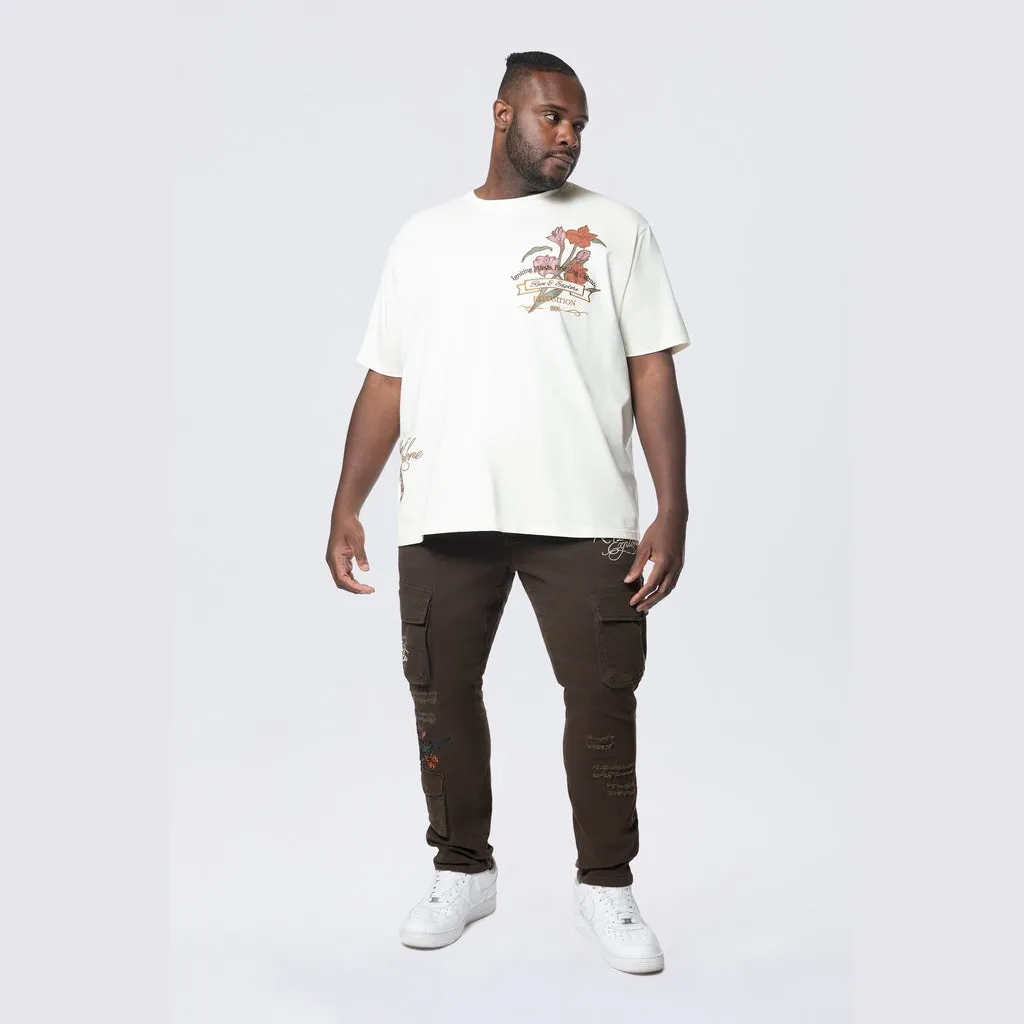 Big and Tall - Run & Escape SS Tee - Chalk