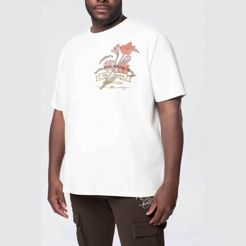 Big and Tall - Run & Escape SS Tee - Chalk