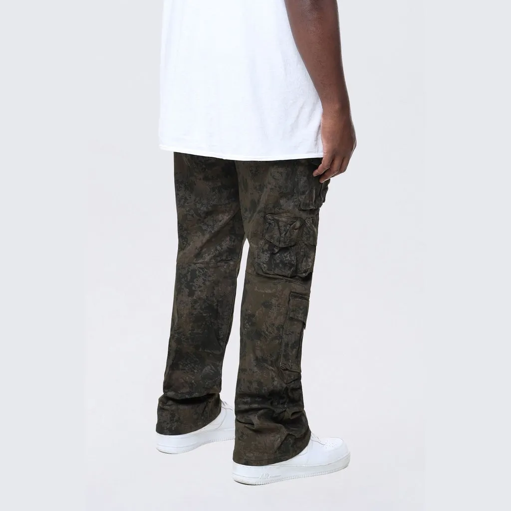 Big and Tall - Utility Metallic Print Twill Pants - Hawthorne