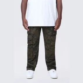 Big and Tall - Utility Metallic Print Twill Pants - Hawthorne