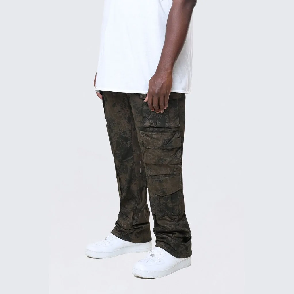 Big and Tall - Utility Metallic Print Twill Pants - Hawthorne