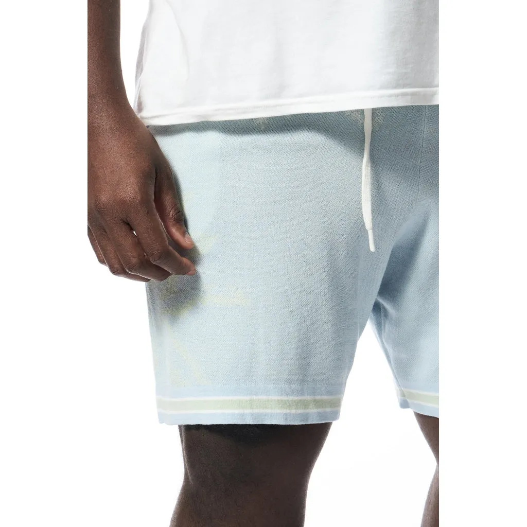 Big and Tall - Varsity Knit Jacquard Resort Shorts - Seabreeze