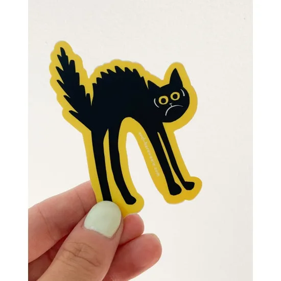 Black Cat Sticker