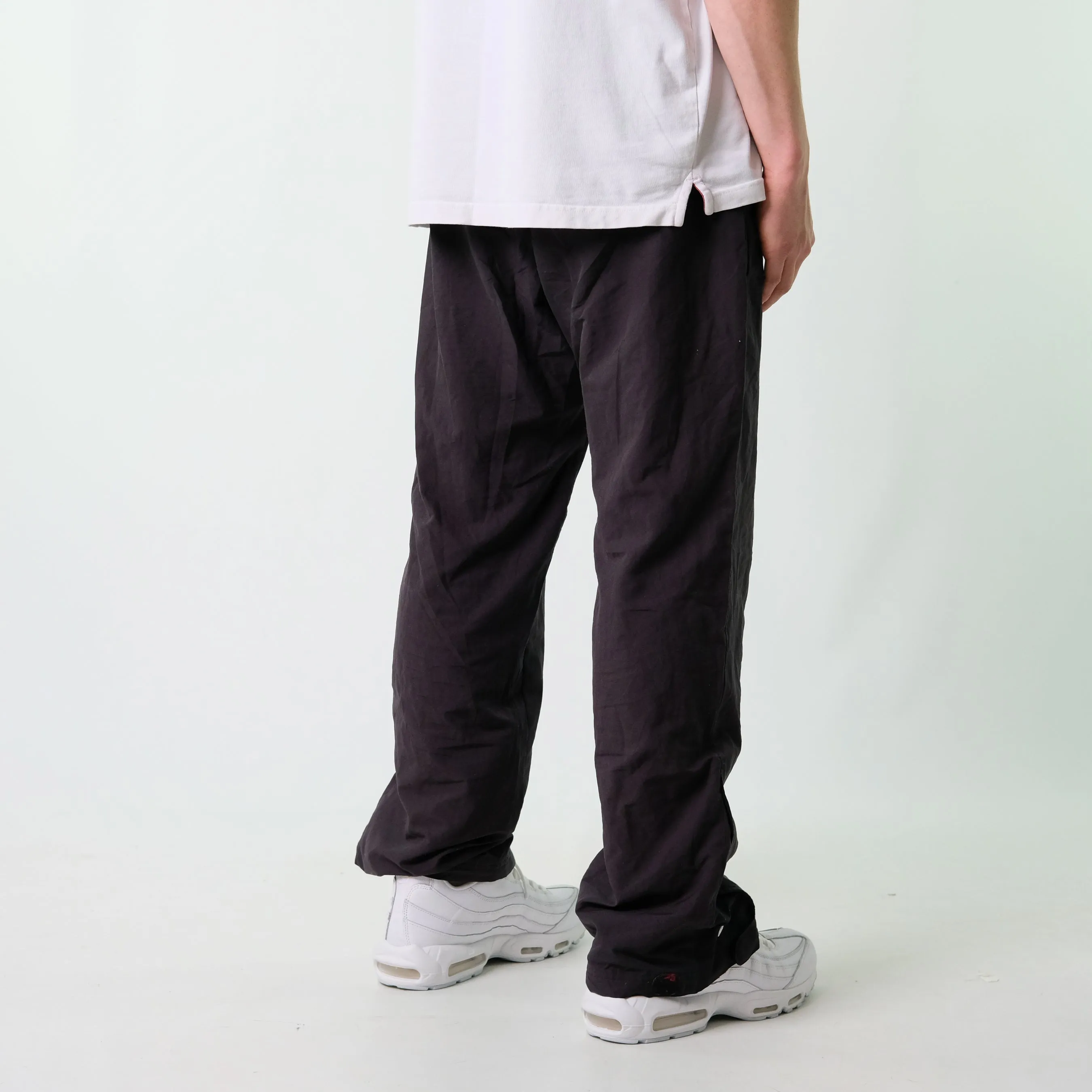 Black y2ks Nike Tracksuit Bottoms  Baggy Pants (34x32)