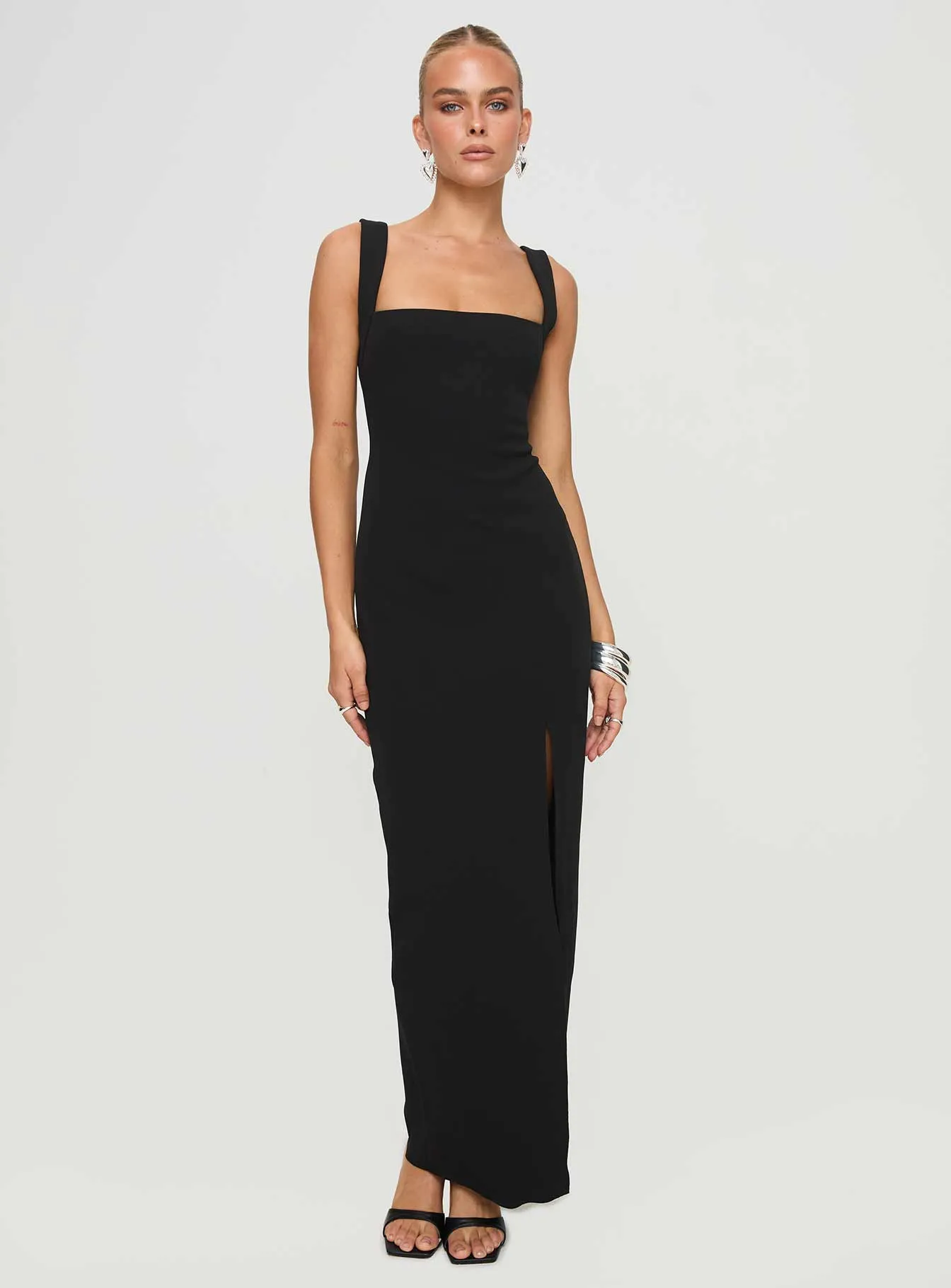 Bombshell Maxi Dress Black Tall