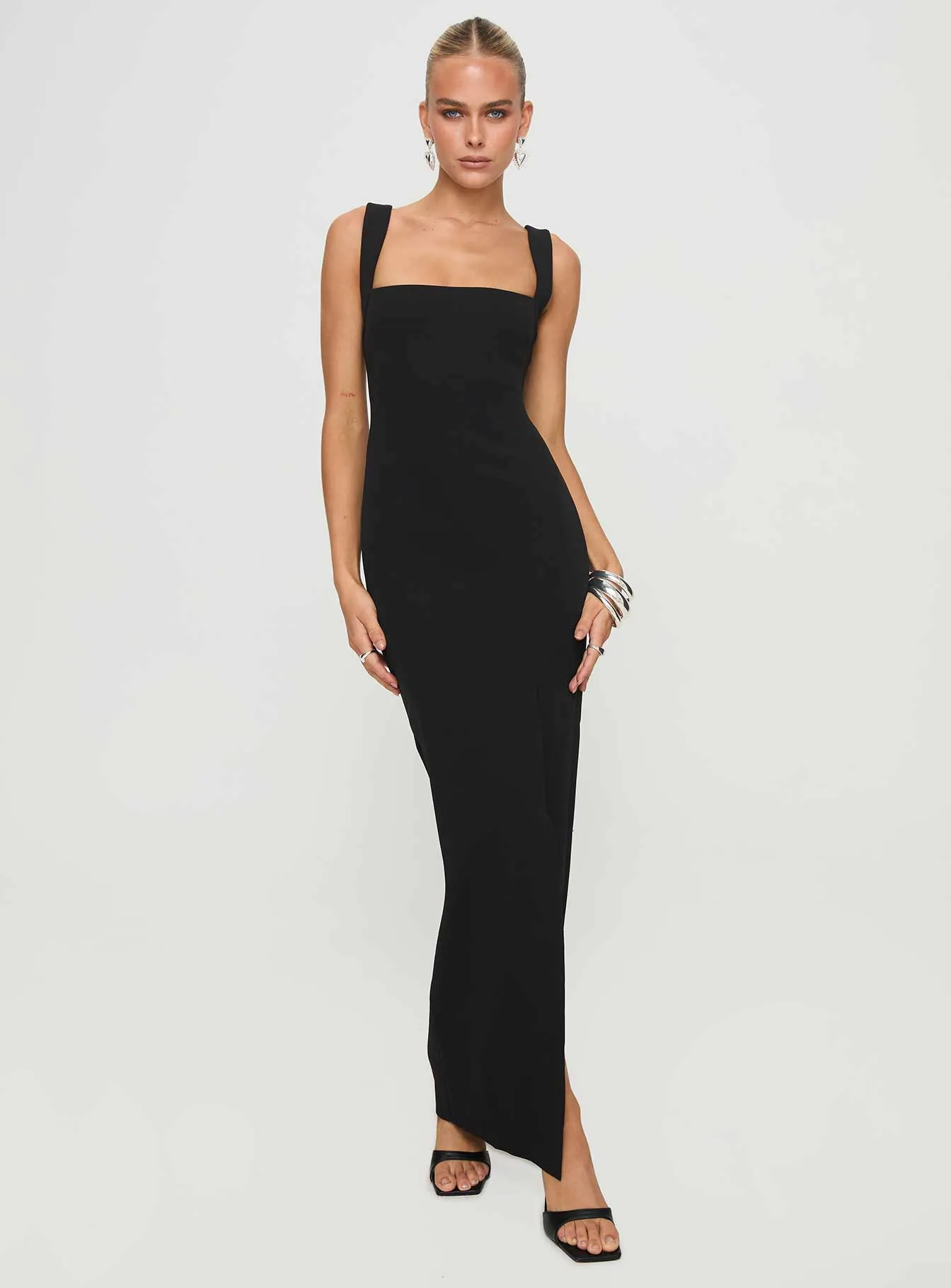 Bombshell Maxi Dress Black Tall