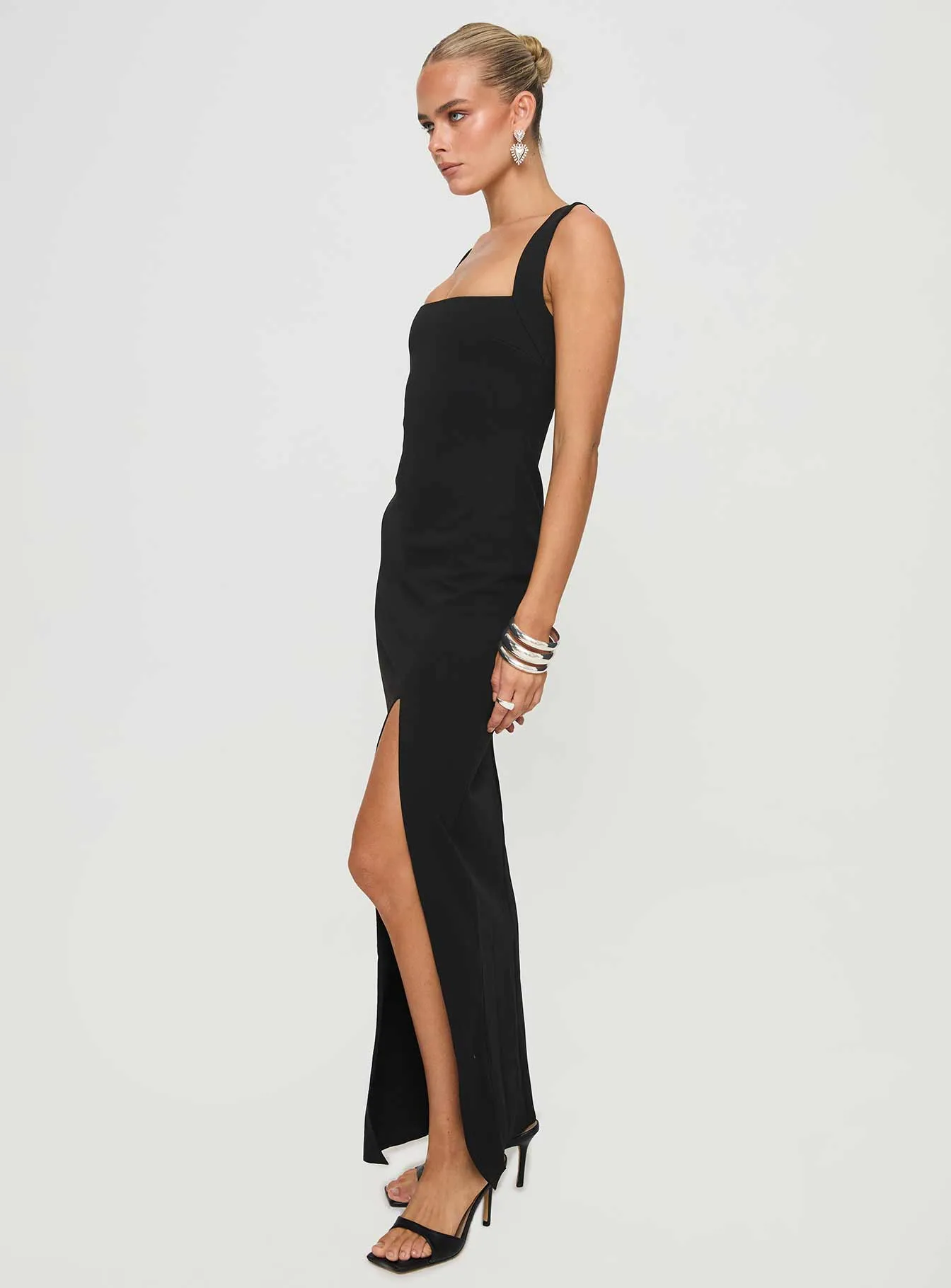 Bombshell Maxi Dress Black Tall