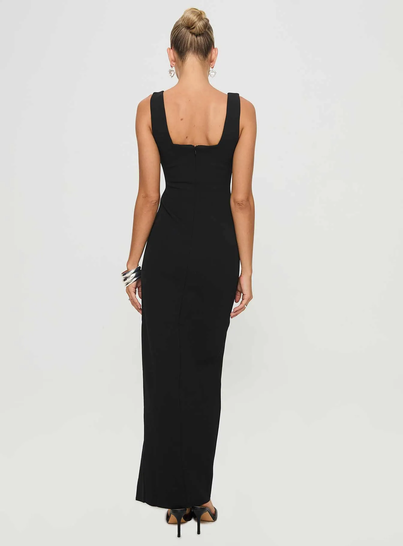 Bombshell Maxi Dress Black Tall