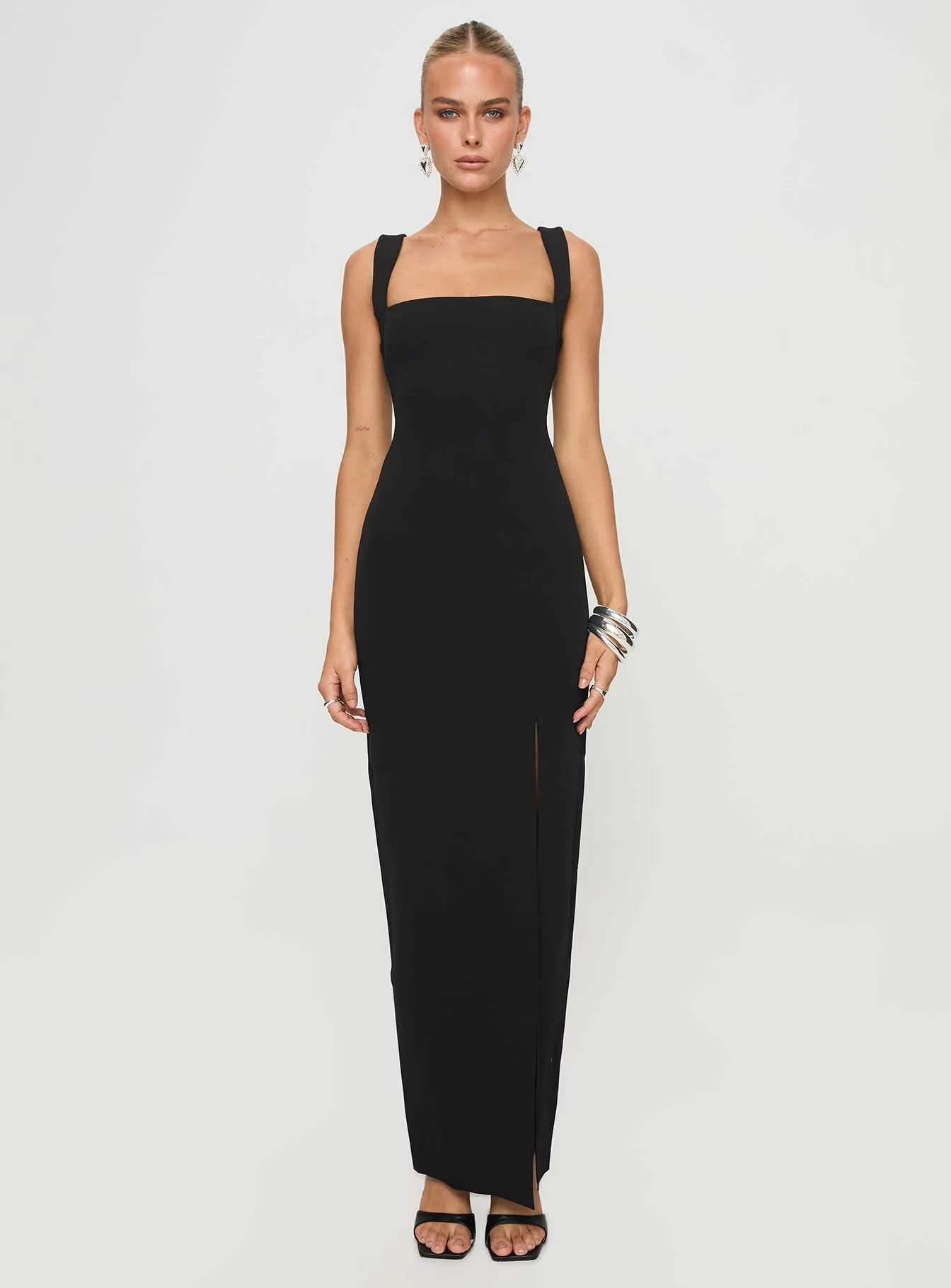 Bombshell Maxi Dress Black Tall