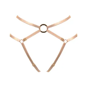 Bon Bondage Harness Thong Slim powder