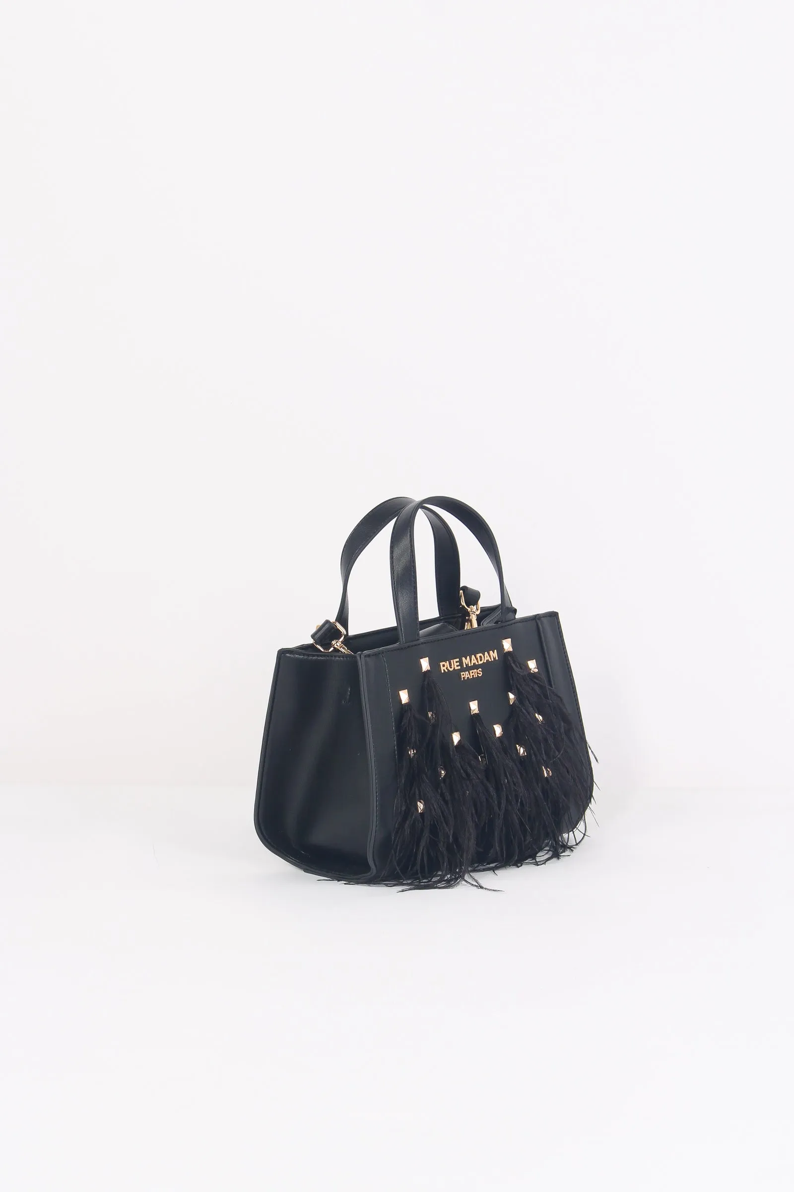 Borsa Mini Piume Black