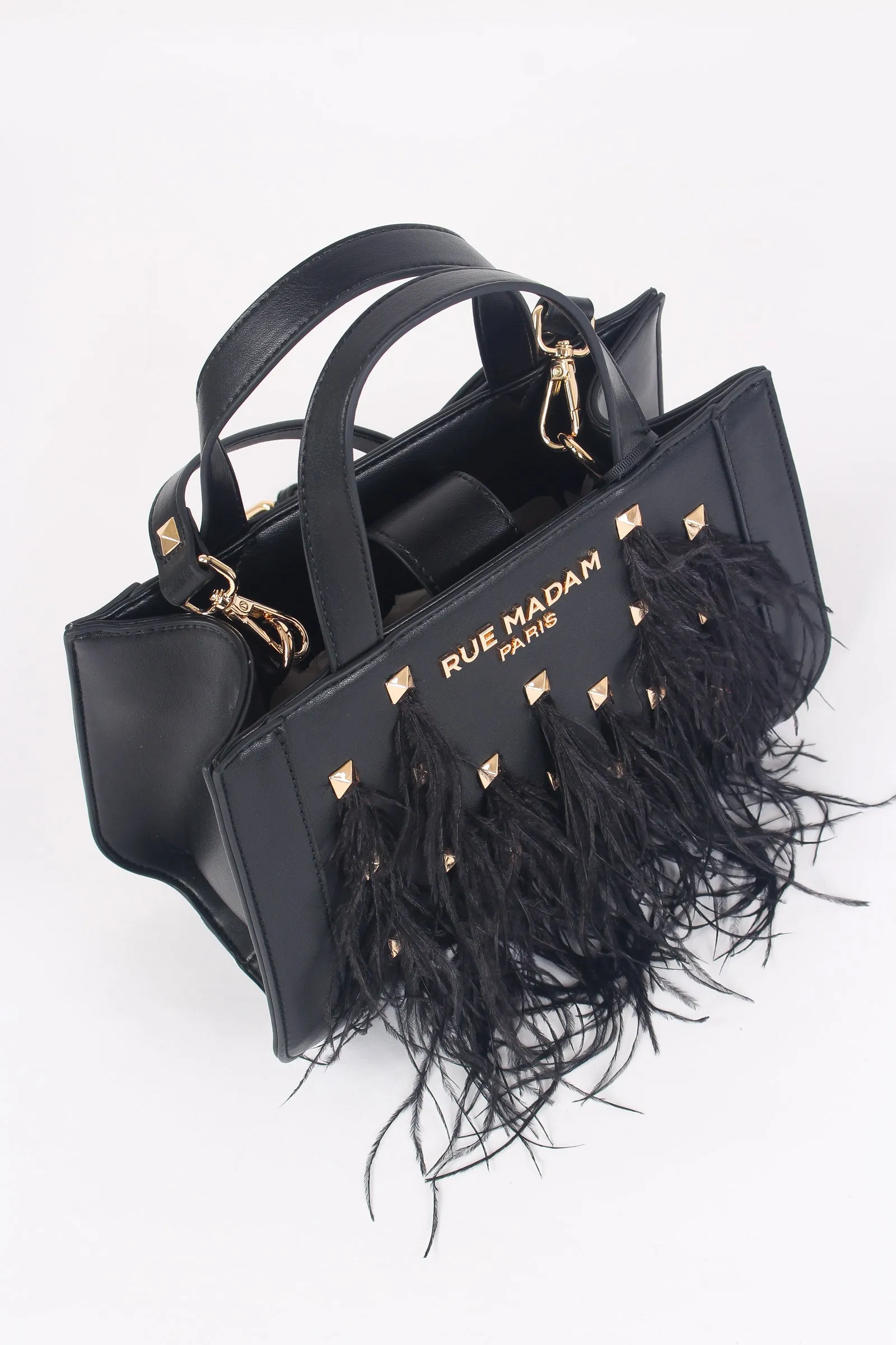 Borsa Mini Piume Black