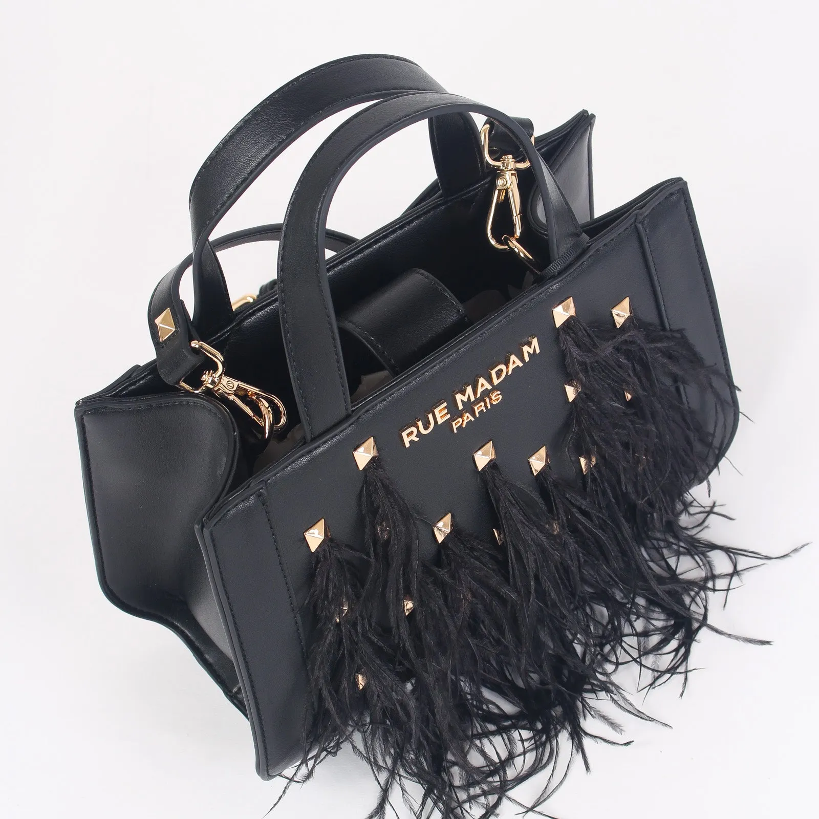 Borsa Mini Piume Black