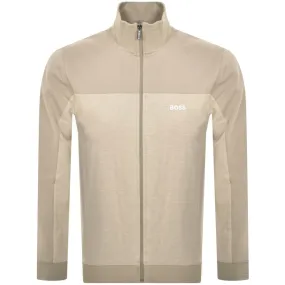 BOSS Full Zip Sweatshirt Beige