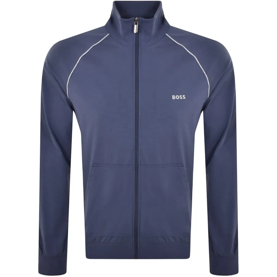 BOSS Full Zip Sweatshirt Blue