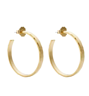 Brinker + Eliza Hammered Hoops Set