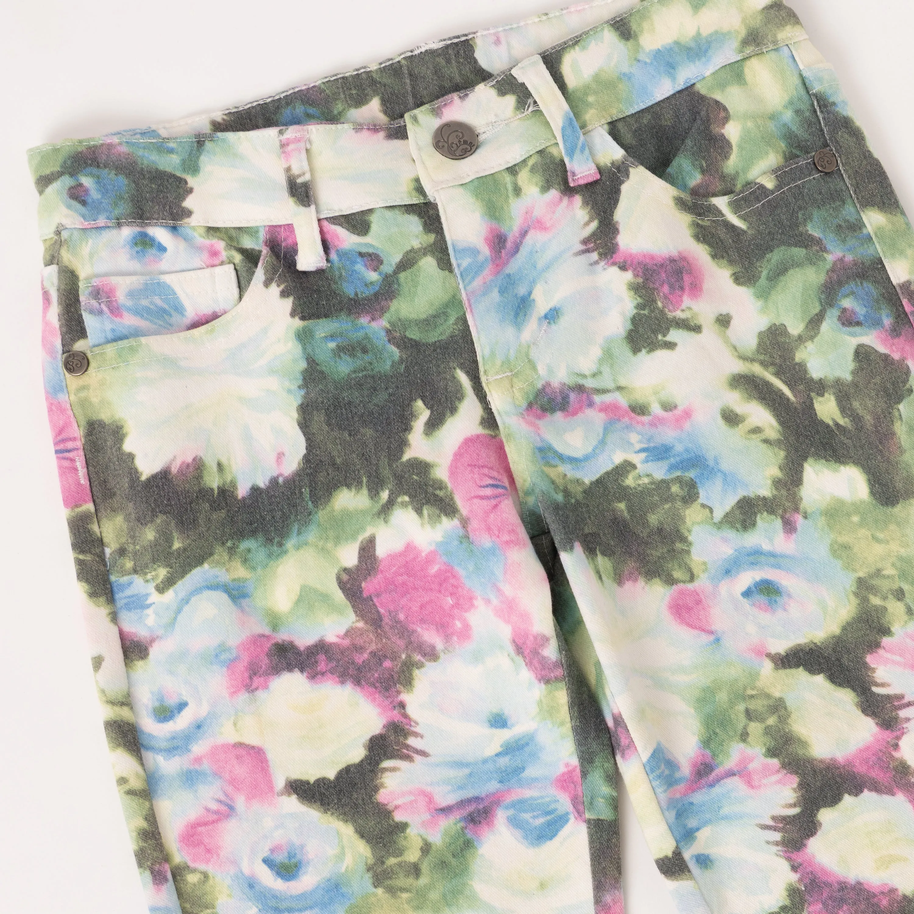 Brushed Floral Super Soft Skinny