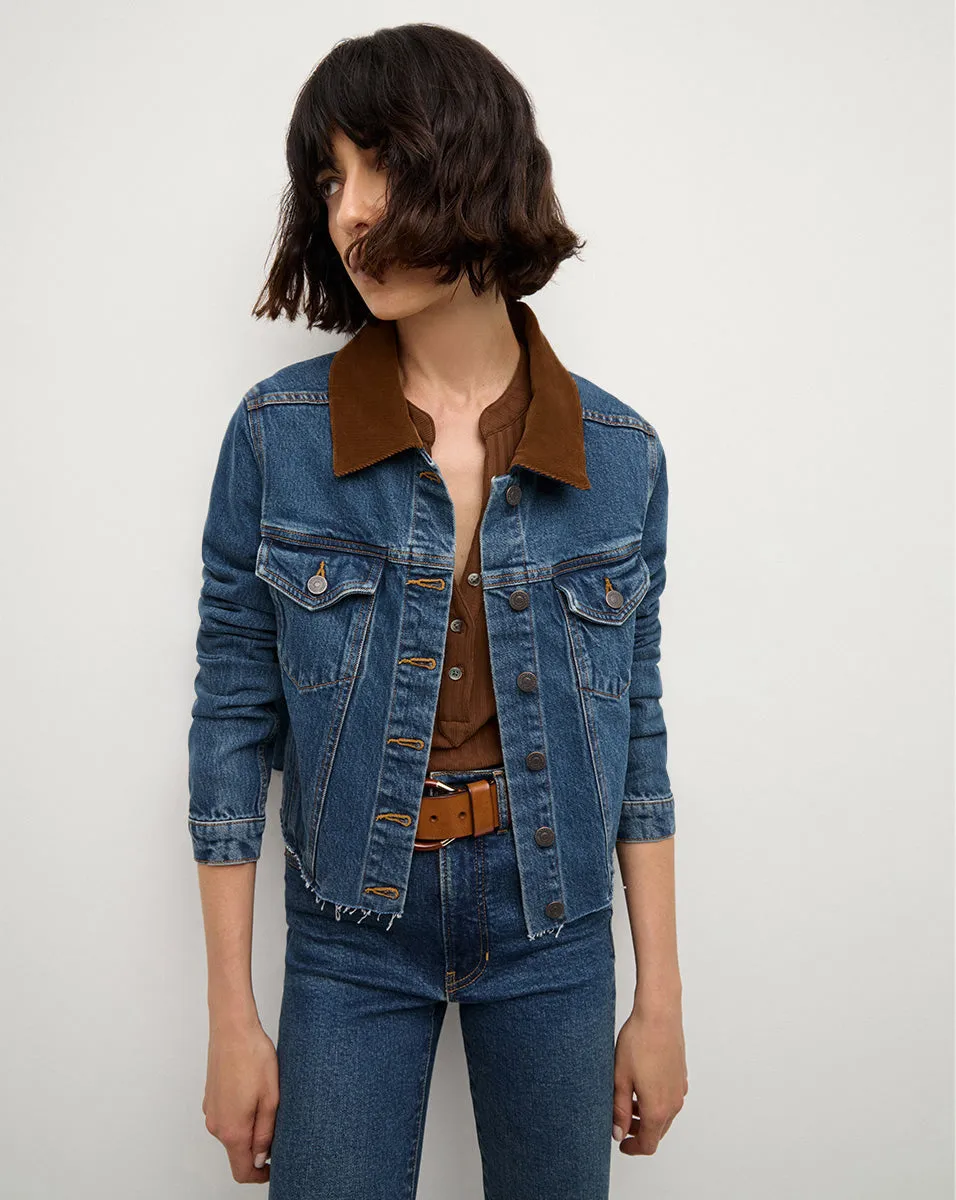 Cara Jean Jacket | Corduroy Collar