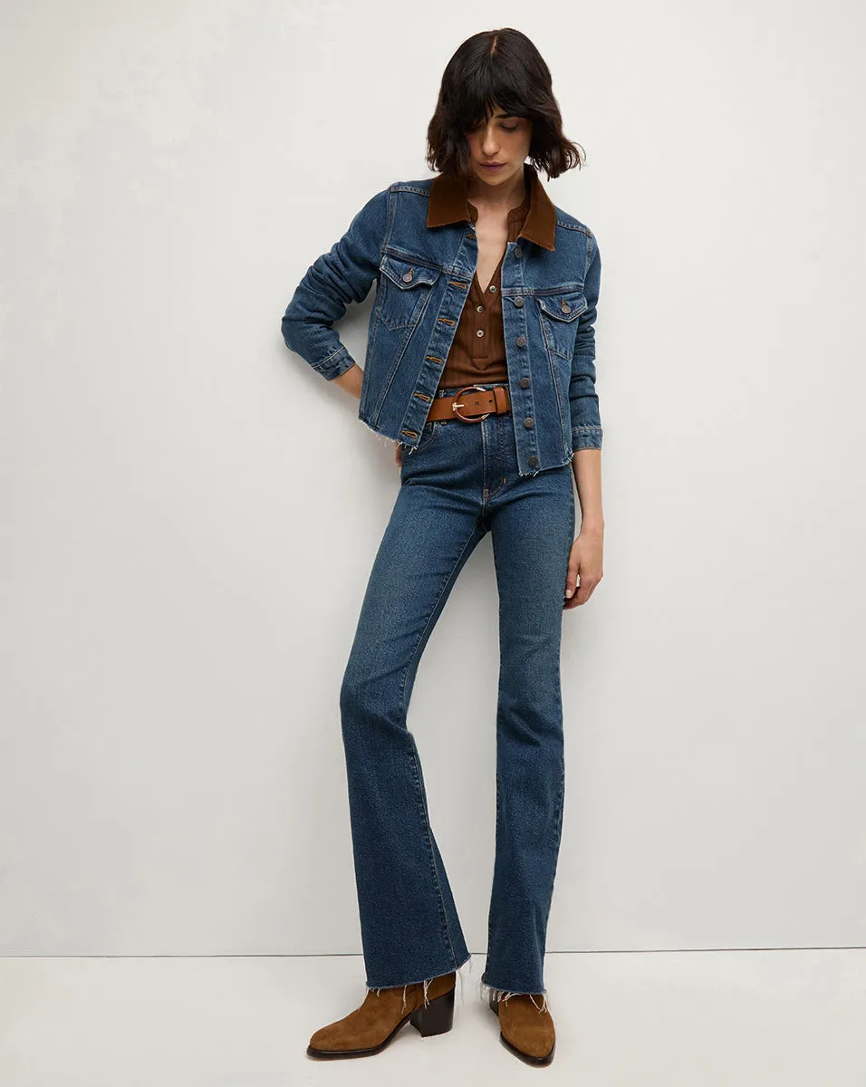 Cara Jean Jacket | Corduroy Collar