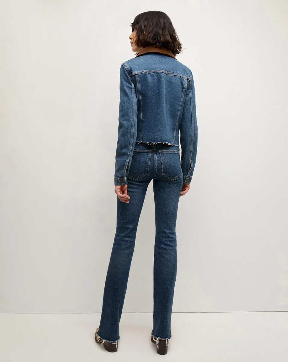 Cara Jean Jacket | Corduroy Collar