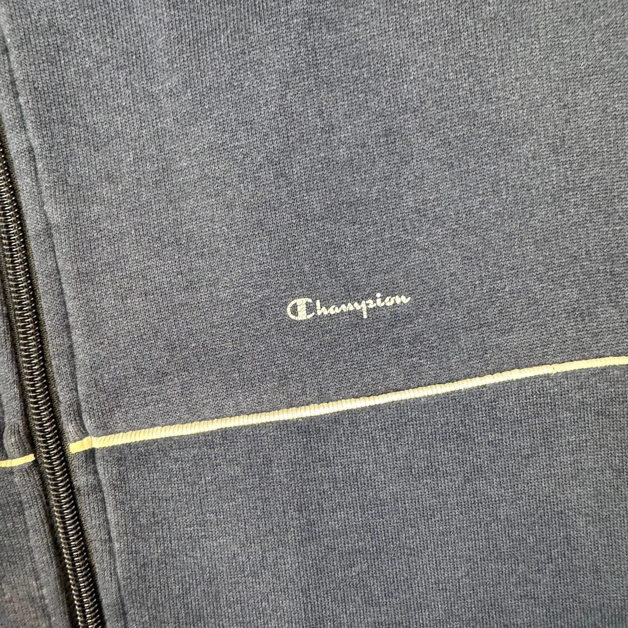 Champion Zip-Up Sweatshirt Tracksuit Top Navy Blue