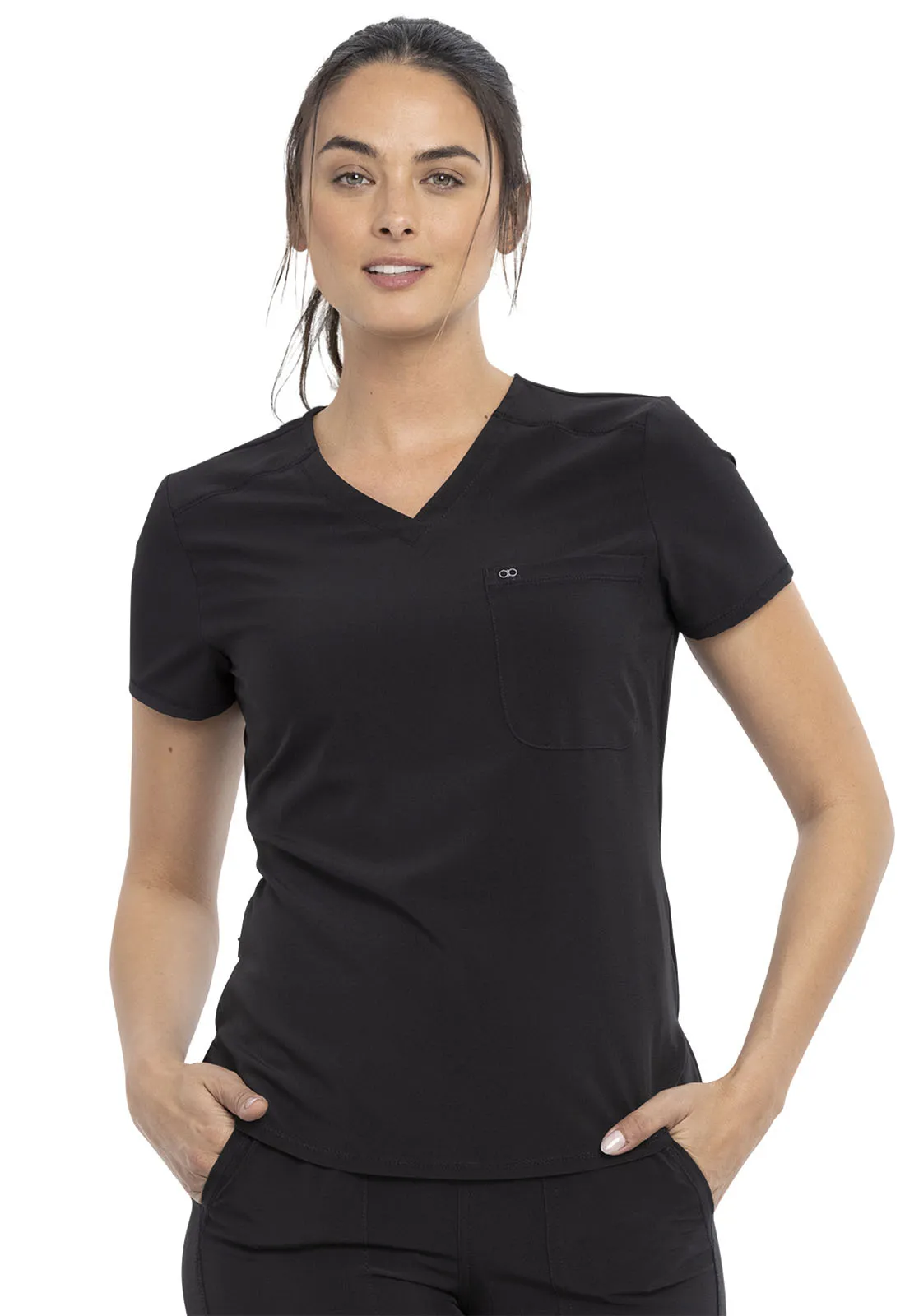 (CKA690) Allura Tuck-In Scrub Top