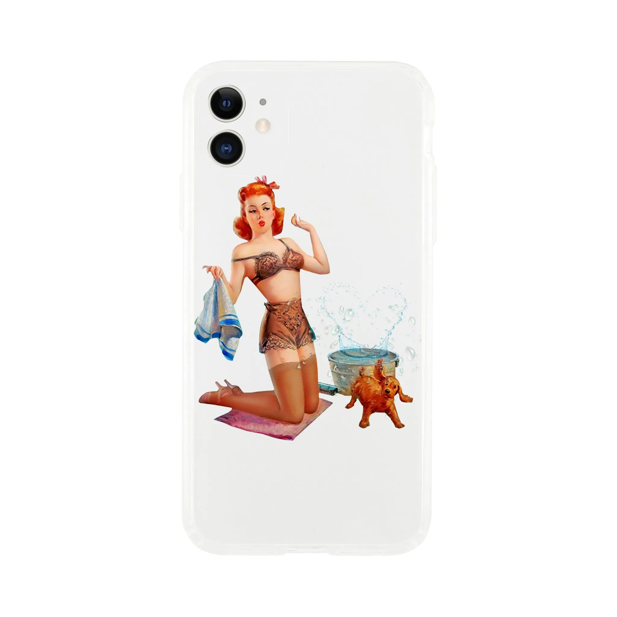 Clear case - Pin Up Girl