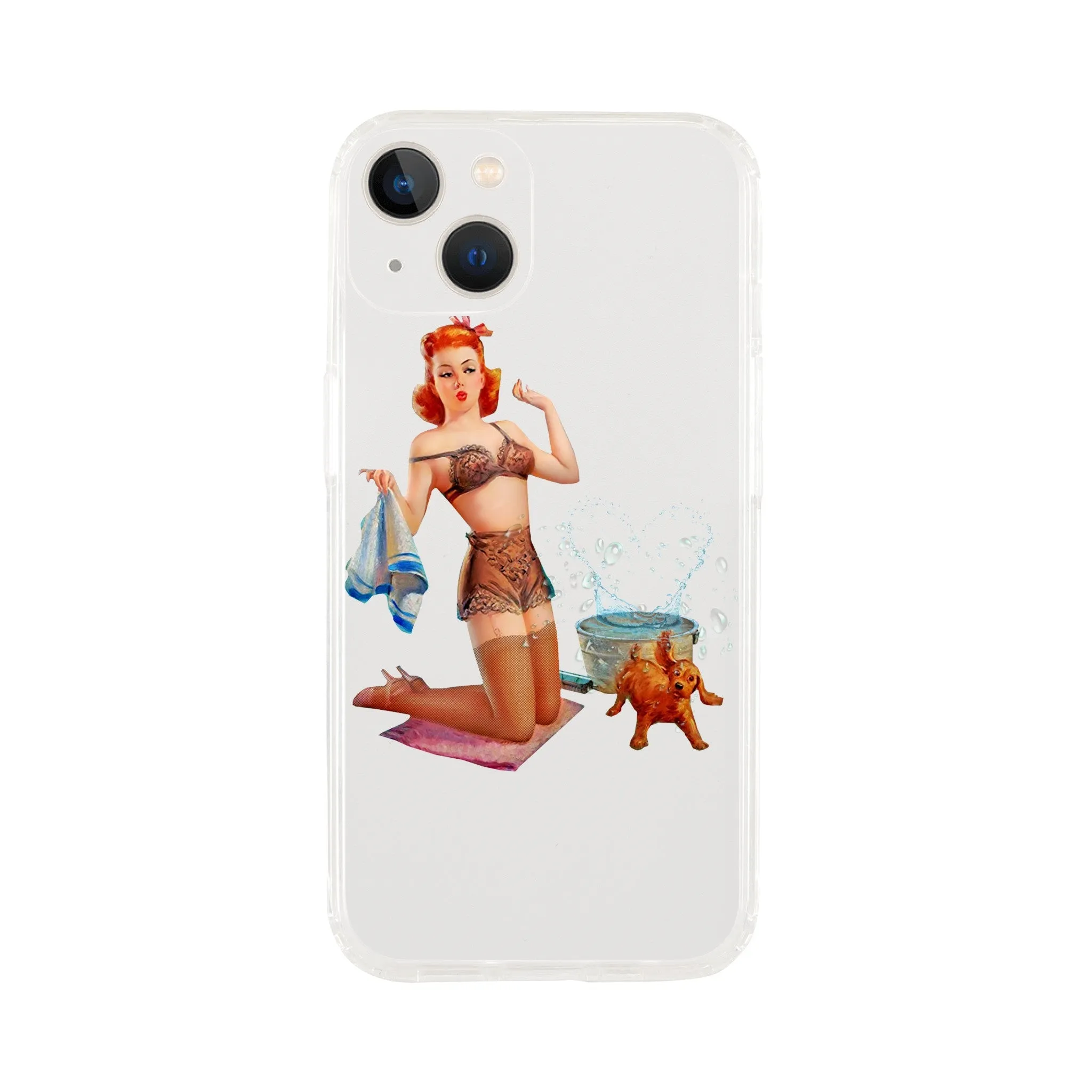 Clear case - Pin Up Girl