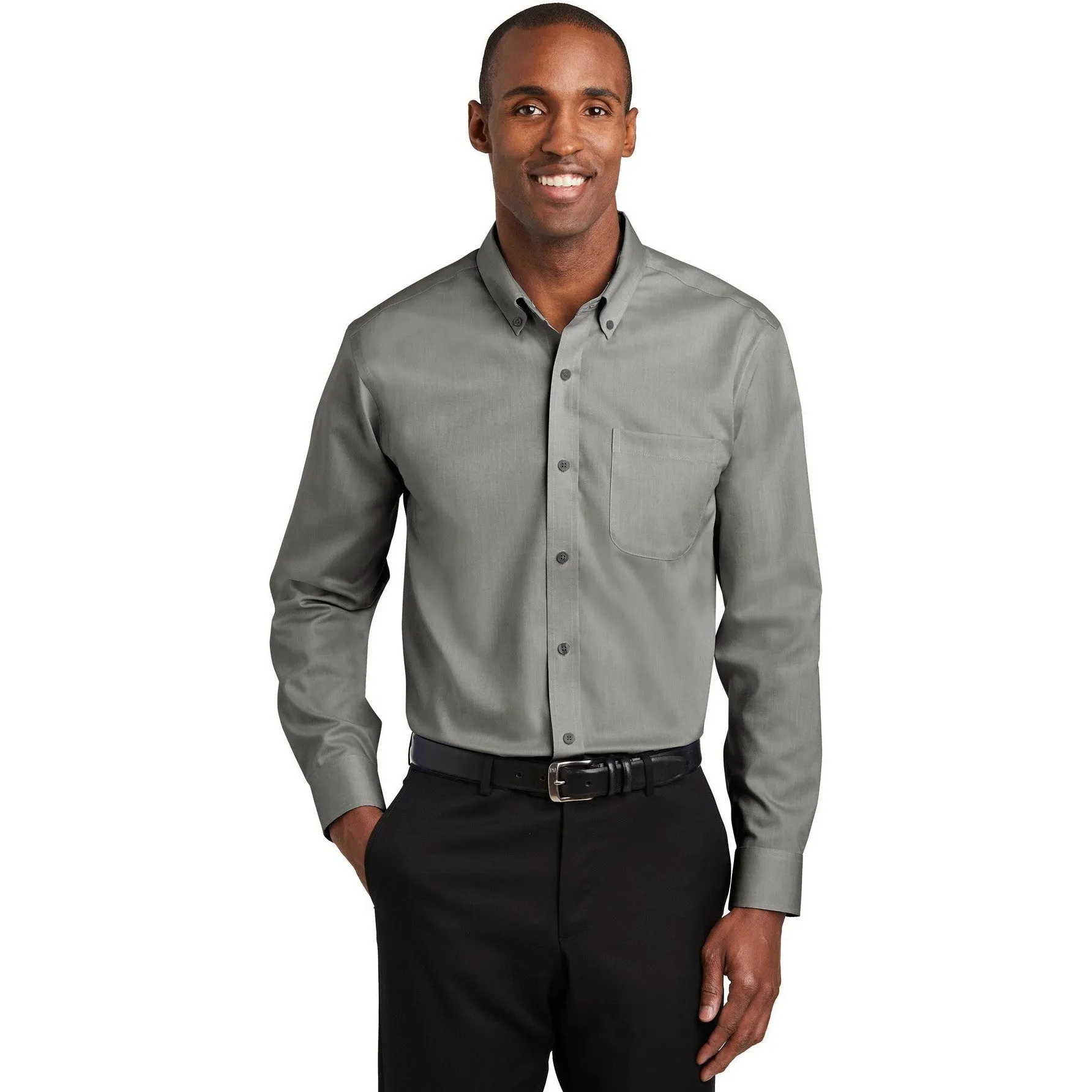 CLOSEOUT - Red House Tall Pinpoint Oxford Non-Iron Shirt