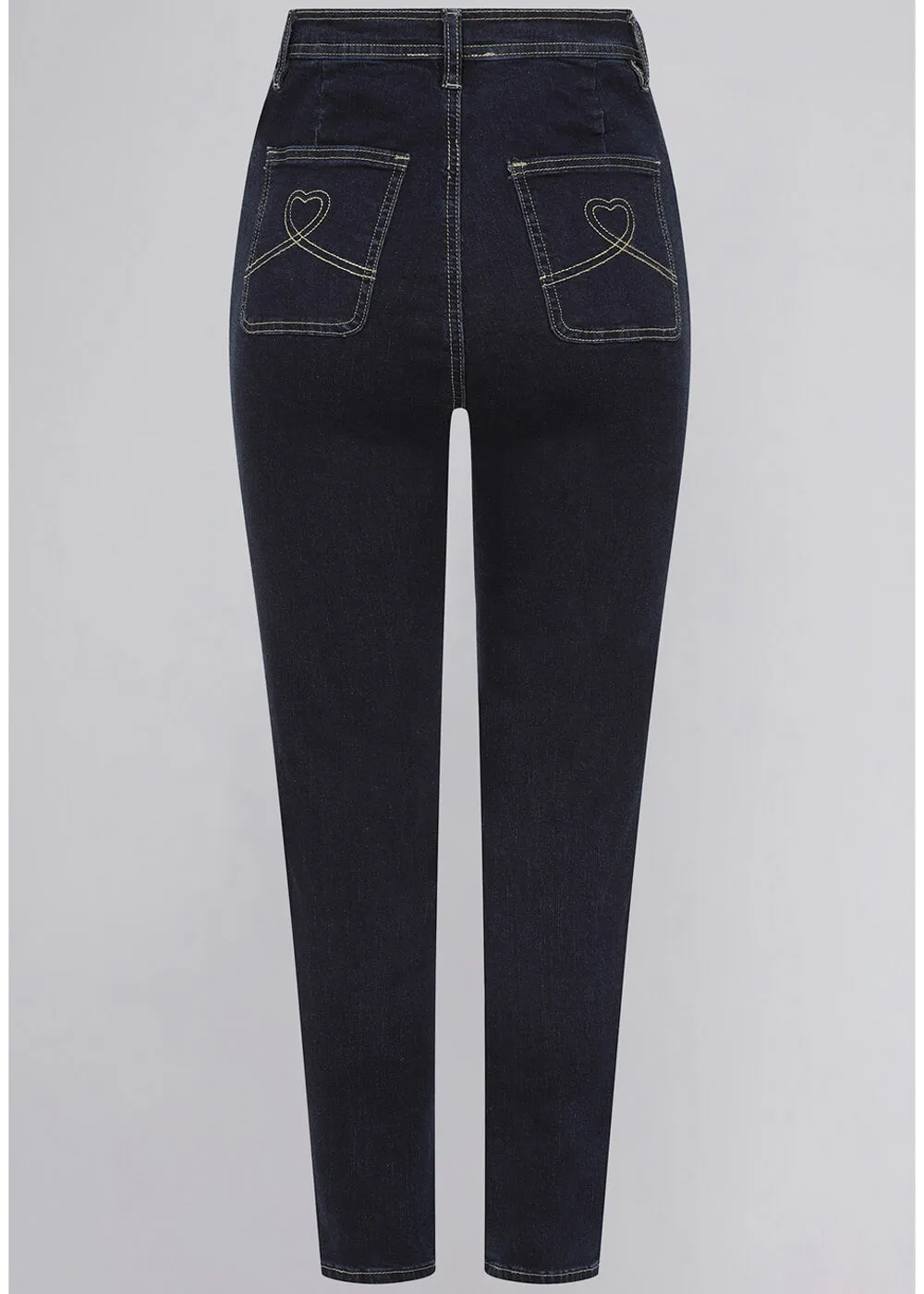 Collectif Lulu 50's Skinny Jeans Indigo