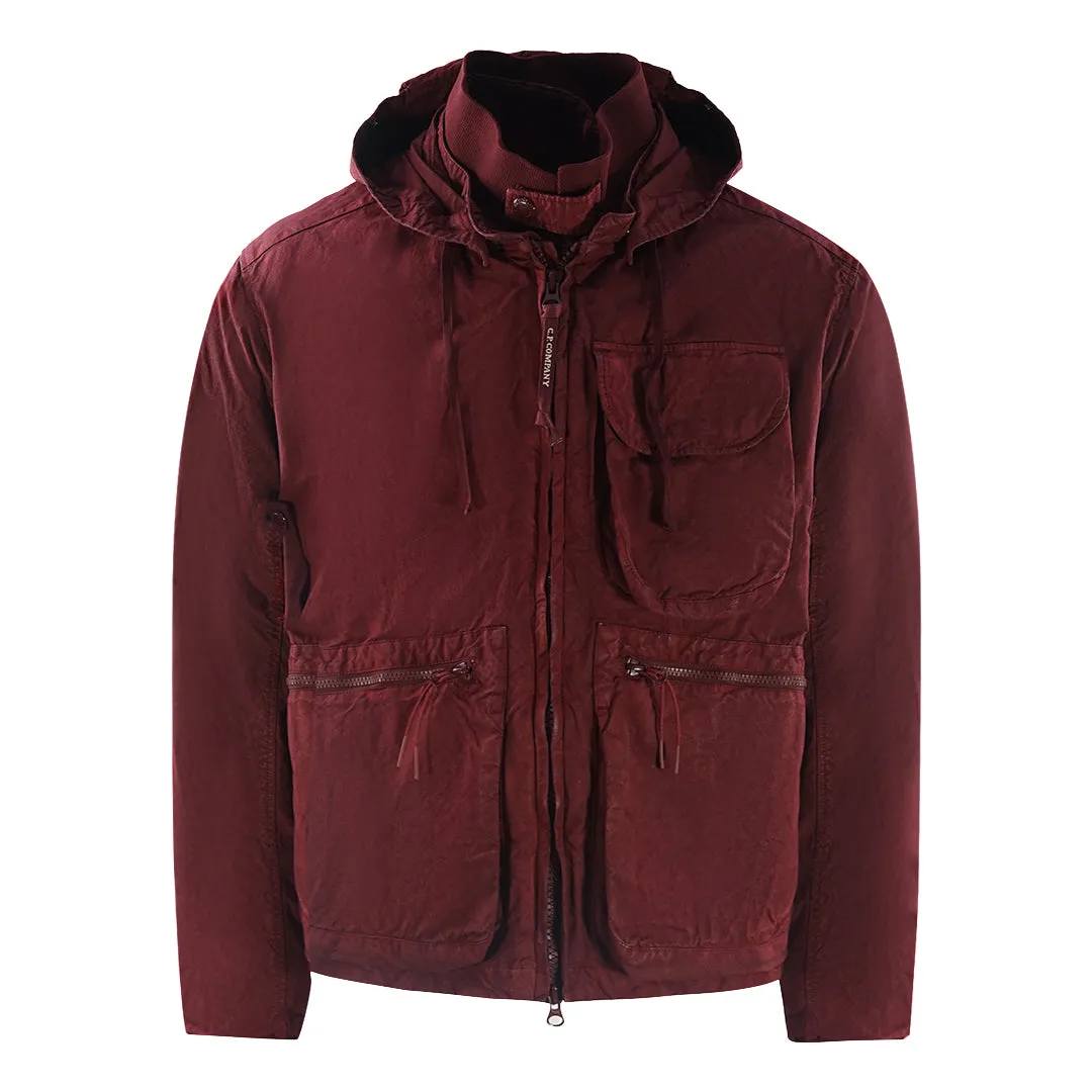 C.P. Company Mens 13CMOW093A 006237G 589 Jacket Burgundy