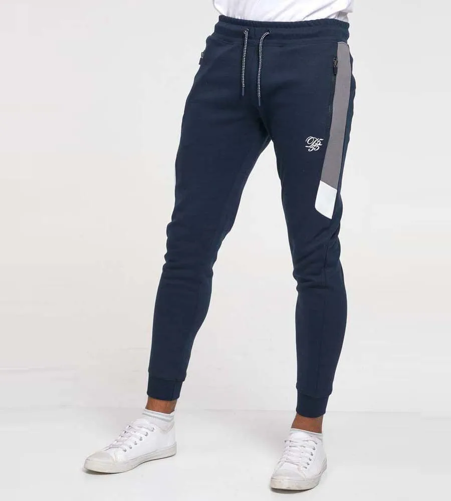 D555 Mens Couture Jogger With Cut and Sew Panels (KENNETH)